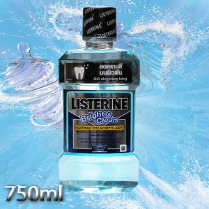 Nước súc miệng làm trắng răng Listerine Bright & Clean